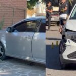 Choque en Trelew: un Toyota incrustado en una vivienda