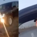 Ruta 3: una gendarme resultó herida tras un choque y filmaron al conductor intentando irse