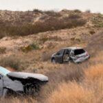 Impactante choque entre tres vehículos en la doble trocha Trelew–Puerto Madryn: seis personas resultaron heridas