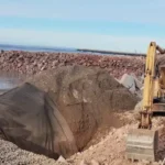 Avanza la obra de protección costera en Playa Unión para frenar la erosión del mar