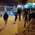 Pelea entre jóvenes terminó a los golpes en pleno centro de Trelew